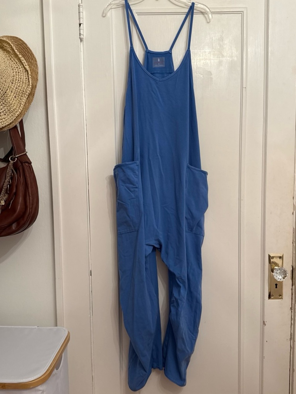 Free People Blue Hot Shot Onesie